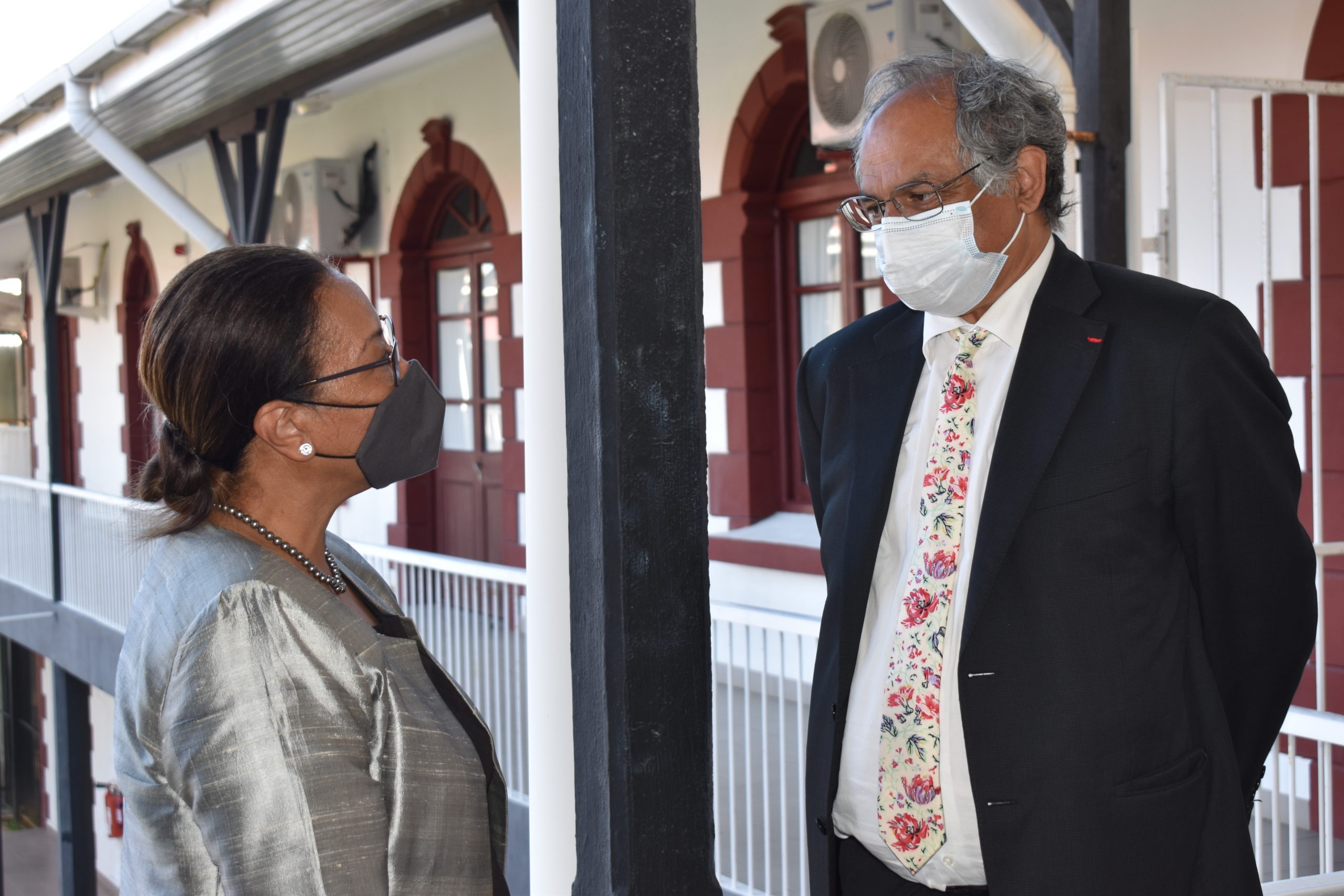 Ministre de la santé Seychelles et le SG COI