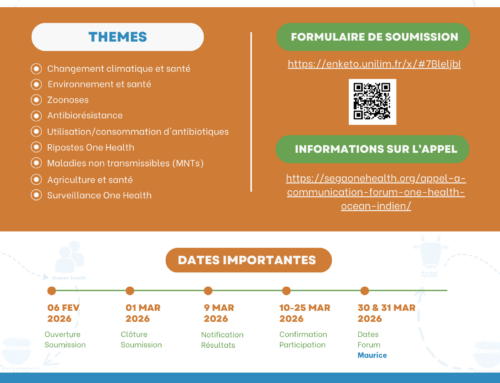 APPEL À COMMUNICATION :  Forum ONE HEALTH – océan Indien : « 𝑈𝑛 𝑐𝑎𝑑𝑟𝑒 𝑜𝑝𝑒́𝑟𝑎𝑡𝑖𝑜𝑛𝑛𝑒𝑙 𝑝𝑜𝑢𝑟 𝑙𝑎 𝑆𝑎𝑛𝑡𝑒́ 𝑃𝑢𝑏𝑙𝑖𝑞𝑢𝑒 𝑑𝑒 𝑙𝑎 𝑟𝑒́𝑔𝑖𝑜𝑛 𝐼𝑛𝑑𝑖𝑎𝑛𝑜𝑐𝑒́𝑎𝑛𝑖𝑒 »